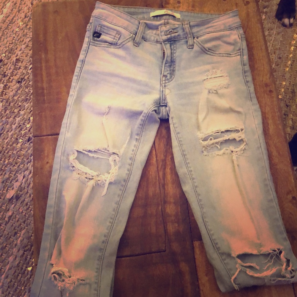 Kancan low rise skinny stretch jean